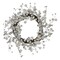 Northlight Berry Glittered Artificial Christmas Twig Wreath - 20" - Silver and White - Unlit